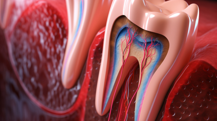 歯の神経のイメージ